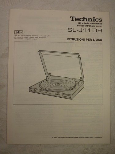 Old user manual technics - old,