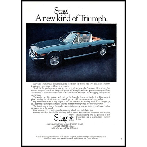 1971 triumph stag - 2, door