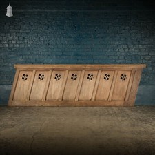 Victorian Staircase Panel, Pitch Pine