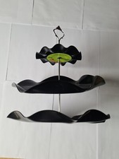 Vinyl Disc Round Cupcake Stand Display Wedding Party 3 Tier Cup Cake Holder