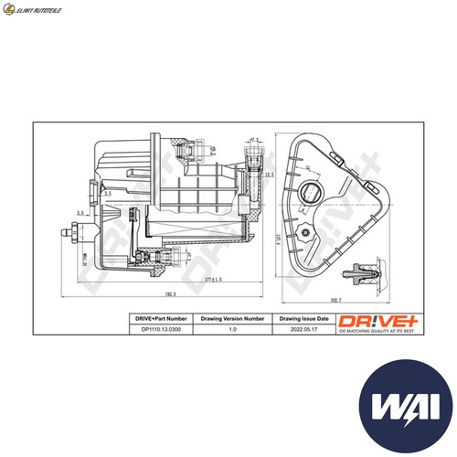 Fuel filter dp1110 - fuel,