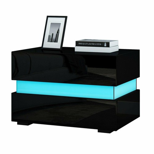 High gloss bedside - bedside, table
