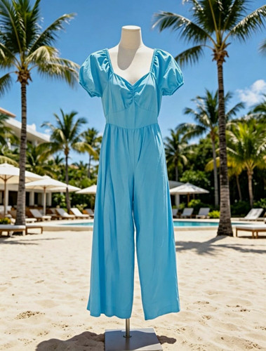 Women blue woven cotton - tu,