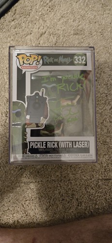 Funko pop vinyl rick signed - rick,