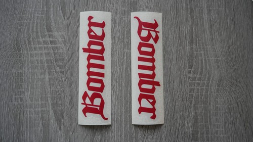 Marzocchi bomber red logo - bomber,