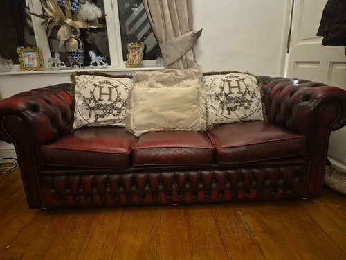 Chesterfield leather sofa - chesterfield,