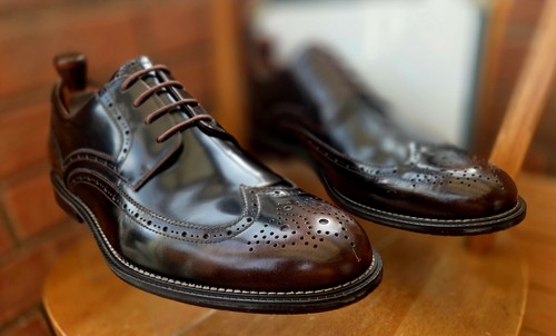 Clarks men brown polished - clarks,