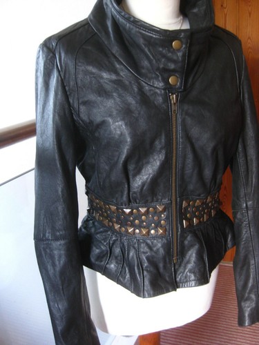 Next leather jacket studs - jacket,