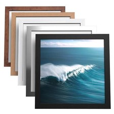 Square Picture Frame Photo Frame Poster Size Frame Black Oak White Pewter Walnut