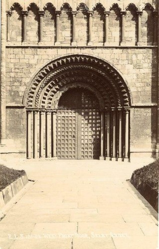 Real photo postcard - real, west