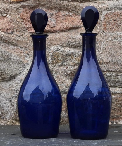 Pair fine georgian bristol - of,
