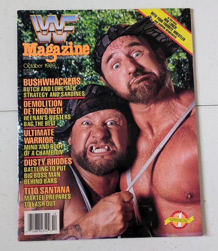 Wwf wwe magazine october 1989 - wwf,