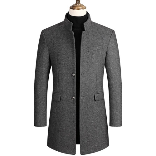2023 men wool blend coat - 2023,