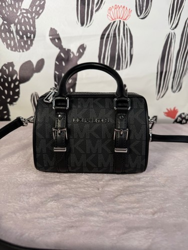 Michael kors black monogram - black,