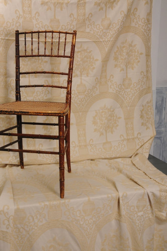 Woven fruit tree damask - fruit,