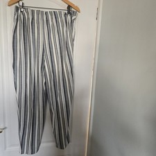 Womens Tu white Striped Ankle