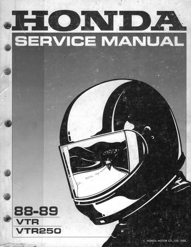 1988 1989 honda vtr250 - 1989,