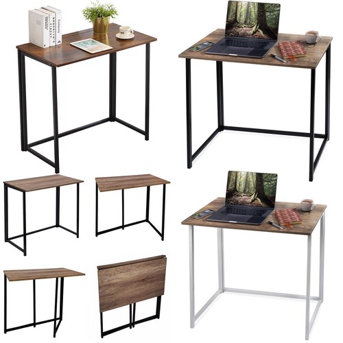 Foldable computer desk wooden - foldable,