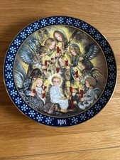Angelic Sulamith Wulfing Konigszelt Bayern Christmas Plate. Limited Edition 1985