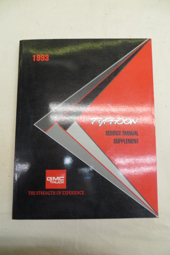 1993 gmc typhoon service - typhoon,