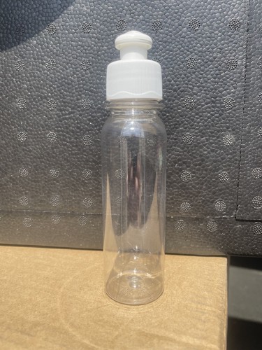 Plastic bottles clear with - plastic,