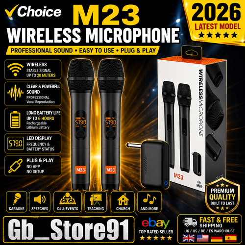 Wireless microphone m23 uhf - wireless,