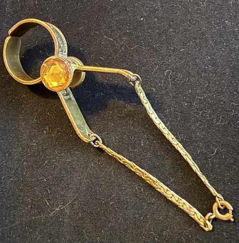 Vintage opera glove clip clamp - vintage,