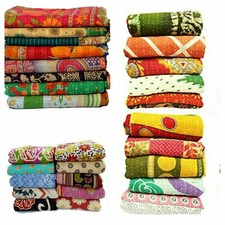 5 Pcs Lot Twin Kantha Quilt