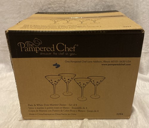 Pampered chef set - 4, pink