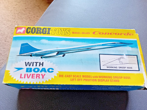Corgi toys bac sud - toys, concorde