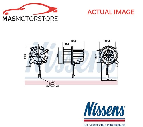 Interior blower fan - fan, motor