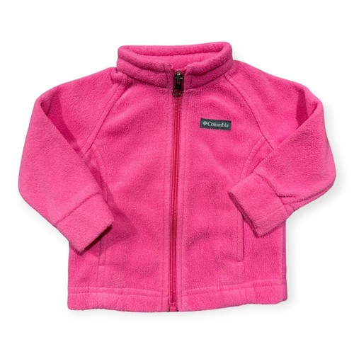 Columbia pink fleece jacket - pink,