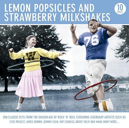 Lemon popsicles strawberry - popsicles,