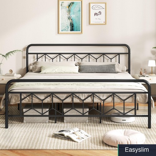 Bed frame king - frame, metal