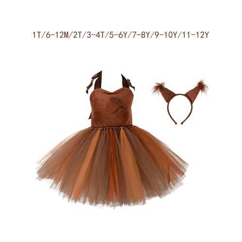 Costume dress squirrel tutu - costume,
