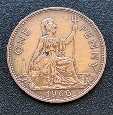 1966 Great Britain - 1 Penny