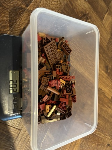 Lego brown dark red - red, lot