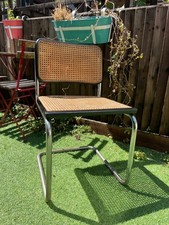 Single One vintage Bauhaus Marcel Breuer Cesca Chair black wood - desk or accent