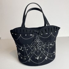 Kookai Y2K Black Beaded