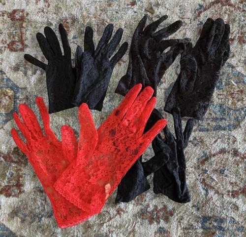 Vintage floral nylon wrist - nylon,