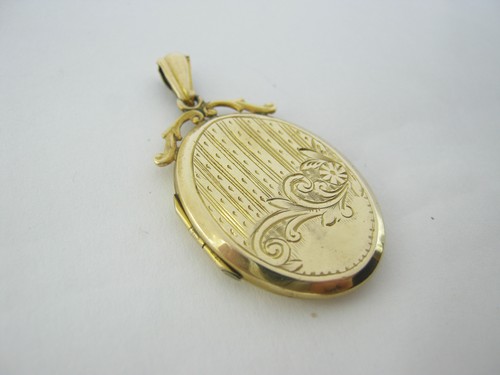 Antique 9ct gold back front - antique,