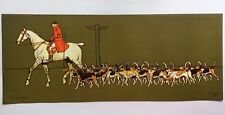 Cecil Aldin Lithograph Prints THE HUNTSMAN & THE WHIP Equestrian Hunting Vintage
