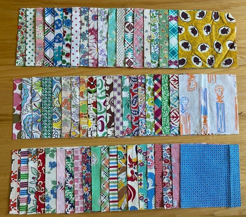 Vintage feedsack and - vintage, 1960s