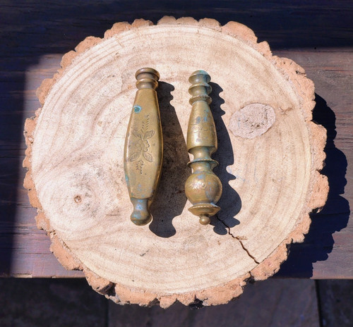 Vintage brass handles - vintage, probably