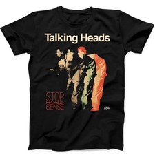Talking Heads Stop Making Sense 84 Punk Rock Music Gift Tee Black T Shirt 487