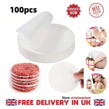 100pcs non stick hamburger - 100pcs, non-stick