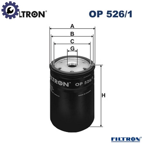 Oil filter 526 - op, vw