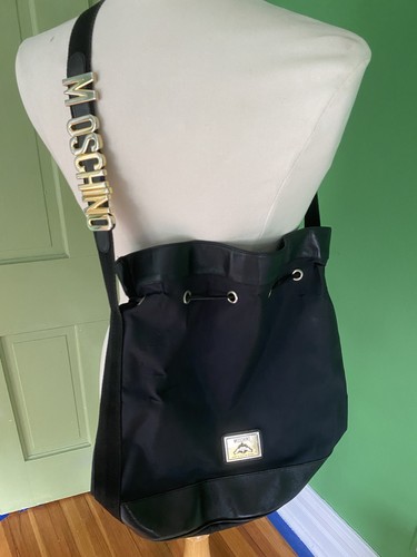 Vintage moschino black canvas - moschino,