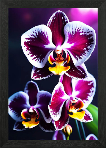 Purple phalaenopsis orchid - purple,
