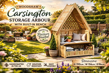 Wooden garden carsington - garden,
